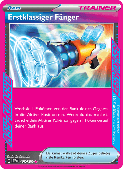 Erstklassiger Fänger 157/162 Gewalten der Zeit Pokémon Karte