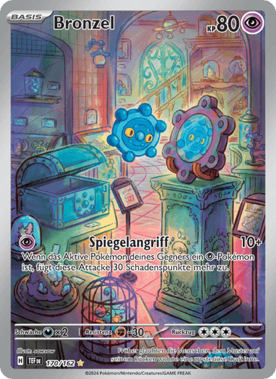 Bronzel 170/162 Gewalten der Zeit Pokémon Karte