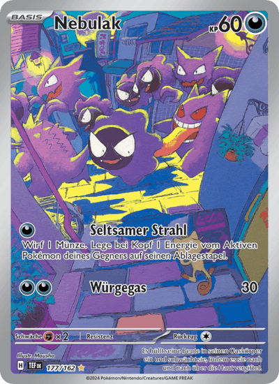 Nebulak 177/162 Gewalten der Zeit Pokémon Karte