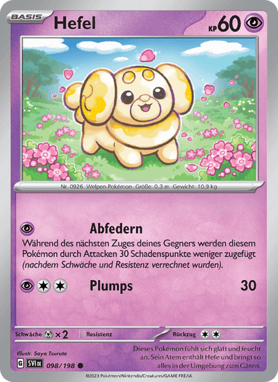Hefel 098/198 Karmesin & Purpur Pokémon Karte
