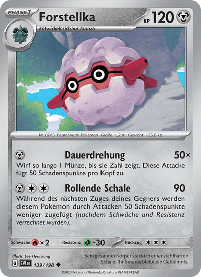 Forstellka 139/198 Karmesin & Purpur Pokémon Karte