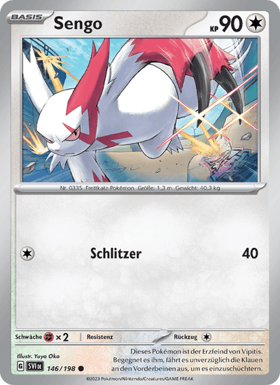 Sengo 146/198 Karmesin & Purpur Pokémon Karte
