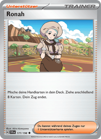 Ronah 177/198 Karmesin & Purpur Pokémon Karte