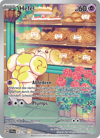 Hefel 213/198 Karmesin & Purpur Pokémon Karte