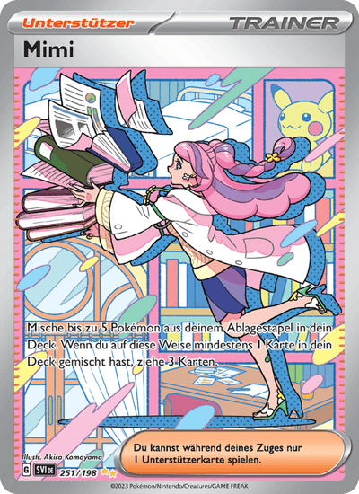 Mimi 251/198 Karmesin & Purpur Pokémon Karte
