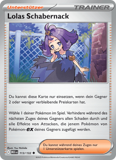 Lolas Schabernack 113/132 Mega-Entwicklung Pokémon Karte