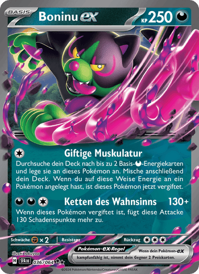 Boninu-ex 036/064 Nebel der Sagen Pokémon Karte