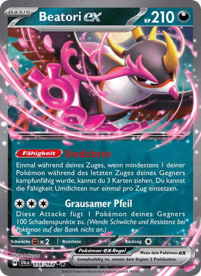 Beatori-ex 038/064 Nebel der Sagen Pokémon Karte