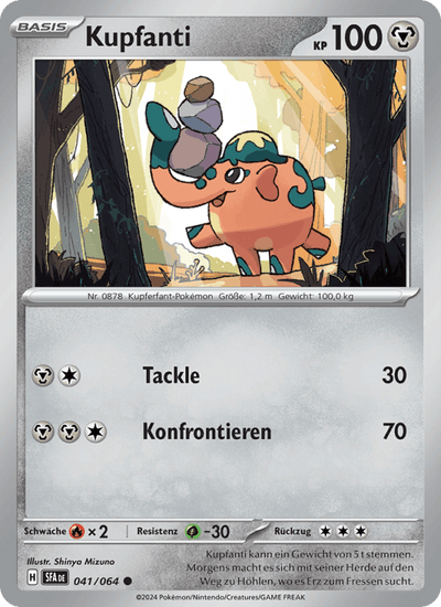 Kupfanti 041/064 Nebel der Sagen Pokémon Karte