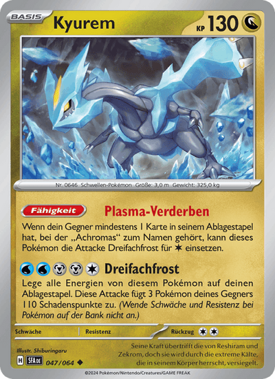 Kyurem 047/064 Nebel der Sagen Pokémon Karte