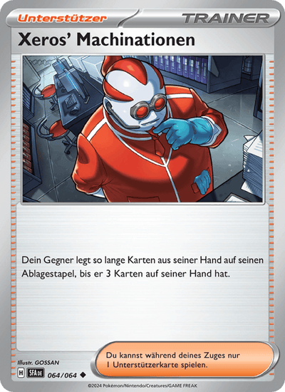Xeros' Machinationen 064/064 Nebel der Sagen Pokémon Karte