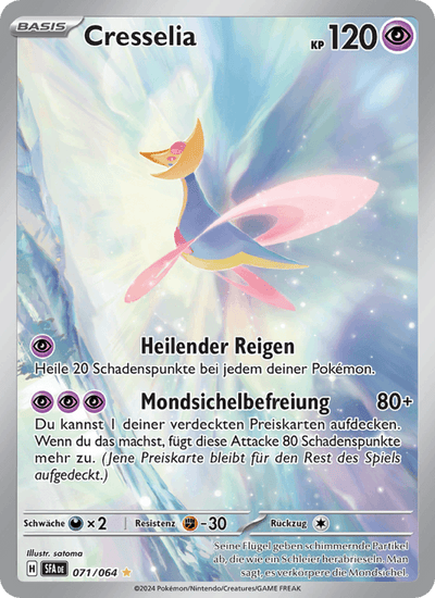 Cresselia 071/064 Nebel der Sagen Pokémon Karte