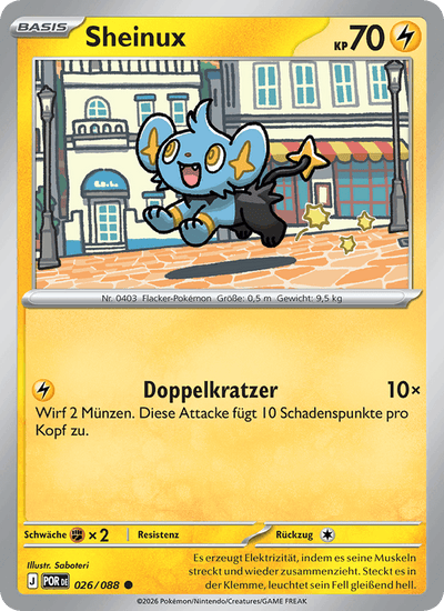 Sheinux 026/088 Optimale Ordnung Pokémon Karte