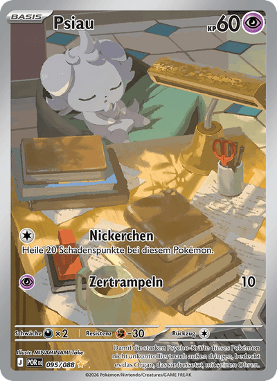 Psiau 095/088 Optimale Ordnung Pokémon Karte
