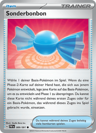 Sonderbonbon 089/091 Paldeas Schicksale Pokémon Karte