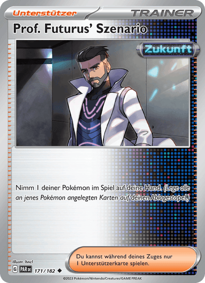 Prof. Futurus' Szenario 171/182 Paradoxrift Pokémon Karte
