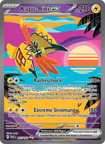 Kapu-Riki-ex 247/182 Paradoxrift Pokémon Karte