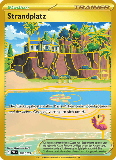 Strandplatz 263/182 Paradoxrift Pokémon Karte