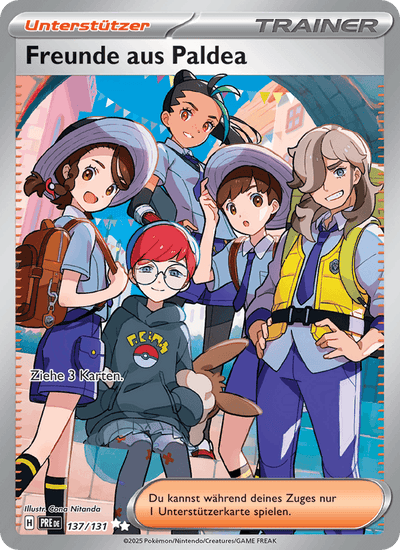 Freunde aus Paldea 137/131 Prismatische Entwicklungen Pokémon Karte