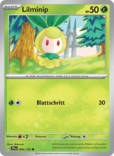 Lilminip 006/159 Reisegefährten Pokémon Karte