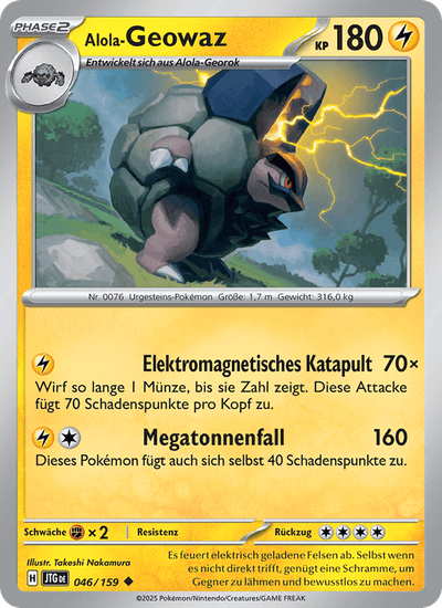 Alola-Geowaz 046/159 Reisegefährten Pokémon Karte