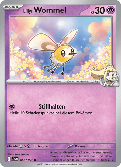 Lillys Wommel 066/159 Reisegefährten Pokémon Karte