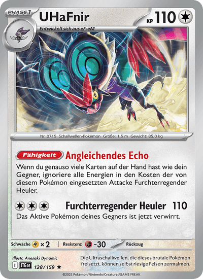 UHaFnir 128/159 Reisegefährten Pokémon Karte