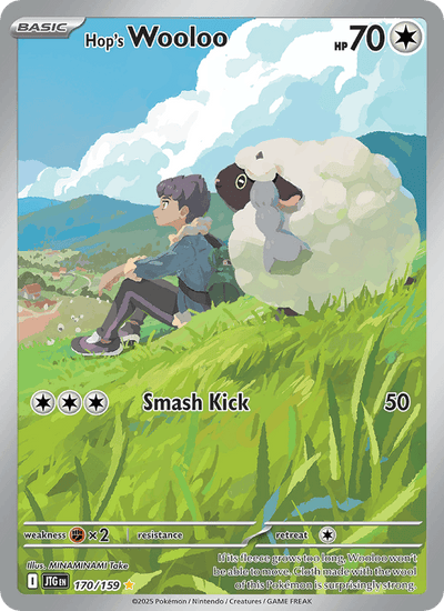 Hops Wolly 170/159 Reisegefährten Pokémon Karte