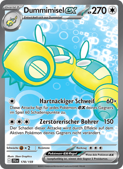 Dummimisel-ex 178/159 Reisegefährten Pokémon Karte