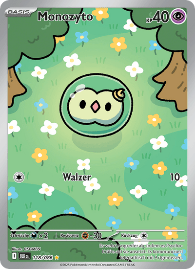 Monozyto 118/086 Schwarze Blitze Pokémon Karte