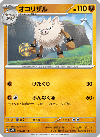 Rasaff 039/071 Snow Hazard Pokémon Karte