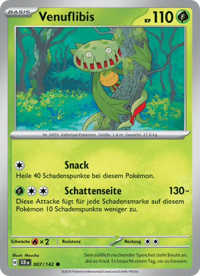 Venuflibis 007/142 Stellarkrone Pokémon Karte
