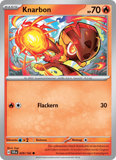 Knarbon 029/142 Stellarkrone Pokémon Karte