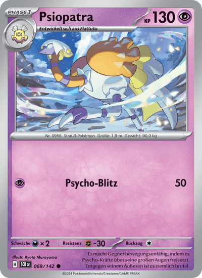 Psiopatra 069/142 Stellarkrone Pokémon Karte