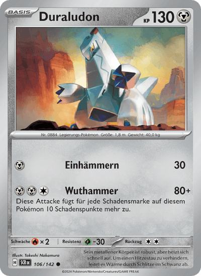 Duraludon 106/142 Stellarkrone Pokémon Karte