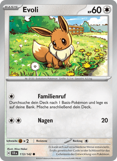 Evoli 113/142 Stellarkrone Pokémon Karte
