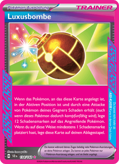 Luxusbombe 134/142 Stellarkrone Pokémon Karte
