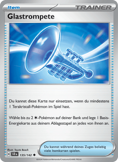 Glastrompete 135/142 Stellarkrone Pokémon Karte