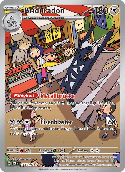 Briduradon 155/142 Stellarkrone Pokémon Karte