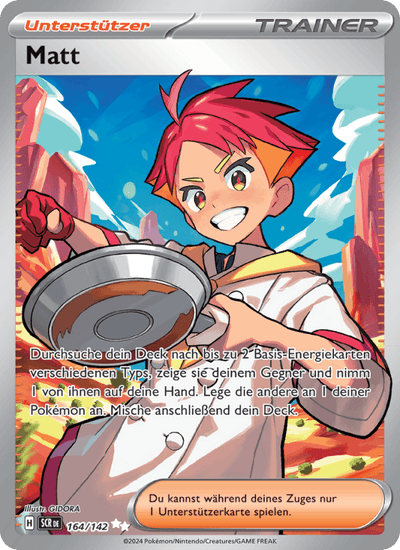 Matt 164/142 Stellarkrone Pokémon Karte
