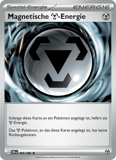 Magnetische Metal-Energie 085/086 Wachsendes Chaos Pokémon Karte