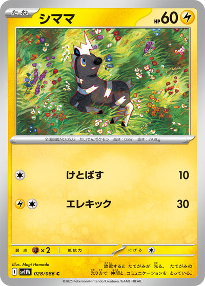 Elezeba 028/086 White Flare Pokémon Karte